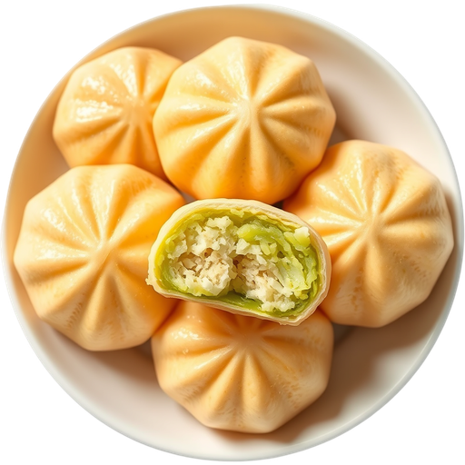 Pandan Buns dish