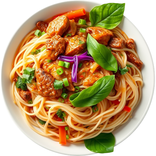 Thai Basil Chow Fun dish