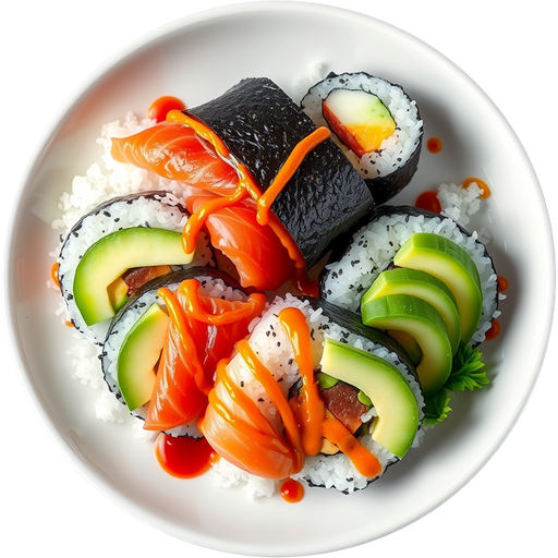 In and Out Sushi dish