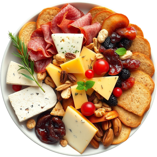 Cheese and Charcuterie dish