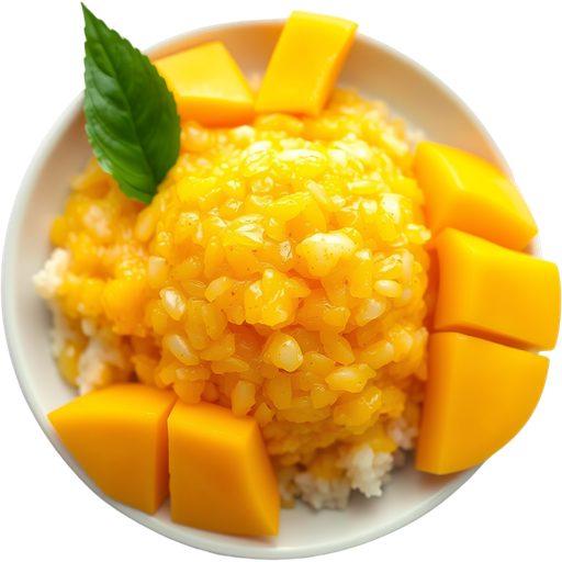 Mango Sticky Rice dish