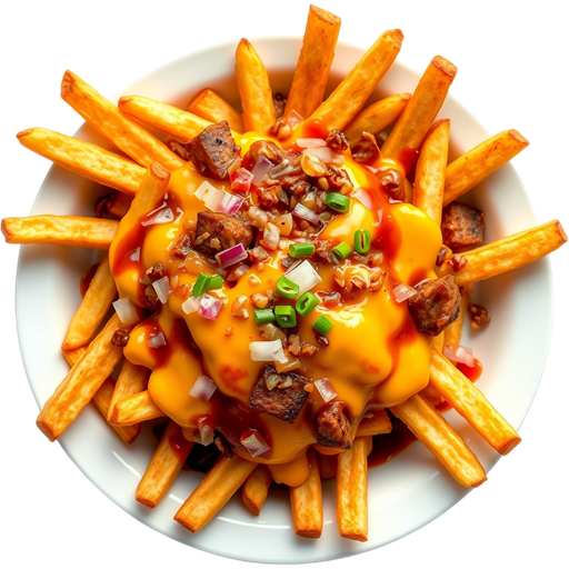 Vegan Animal Style Fries dish