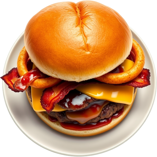Double Western Burger dish