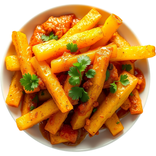 Curry Fries dish