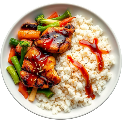 Chicken Combo Plate dish