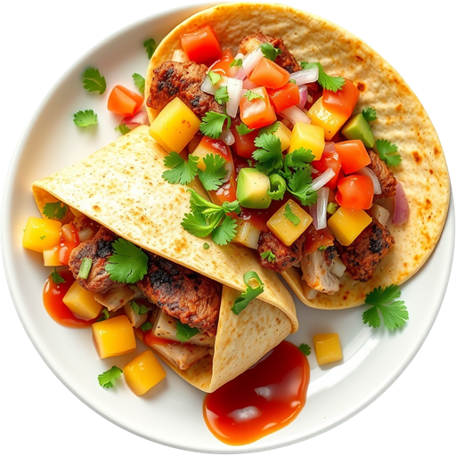 Al Pastor Burrito dish