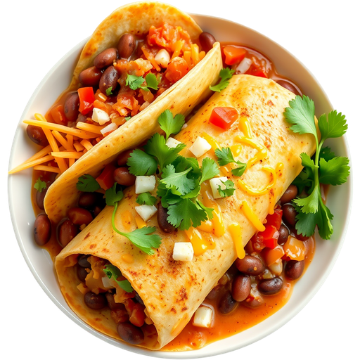 Bean and Cheese Burrito dish