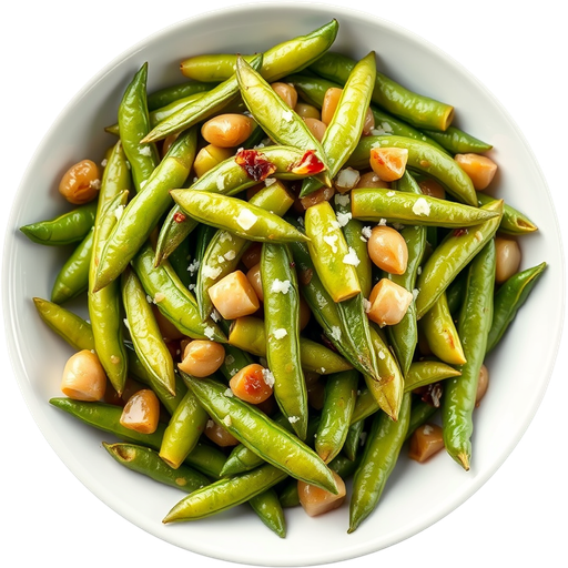 Garlic Edamame dish