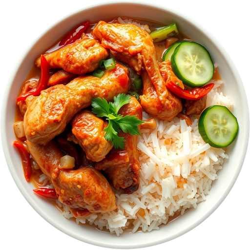 Hainan Chicken Rice dish