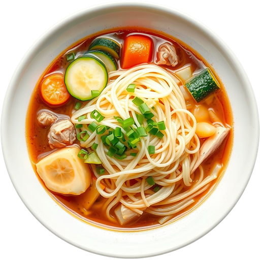Kalguksu Korean Knifecut Noodle Soup dish