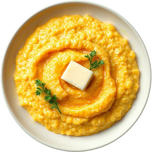 Grits dish
