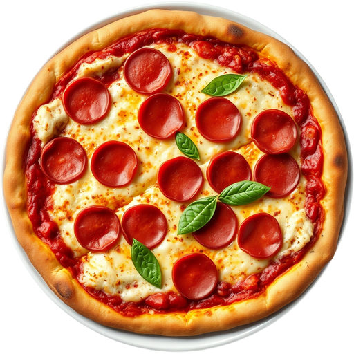 Thin Crust Pepperoni Pizza dish
