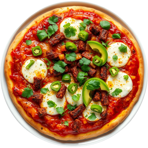 Mexican Bandido Pizza dish