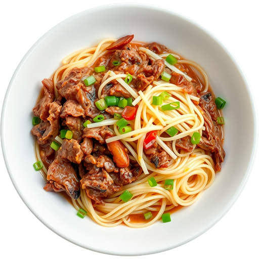 Original Yuk Gae Jang with Handmade Pasta dish