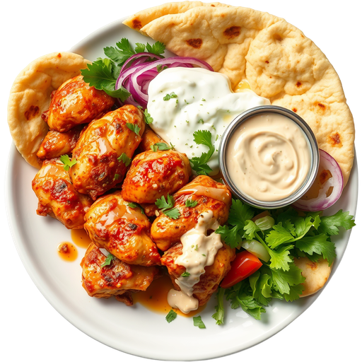 Chicken Shawarma Meal dish