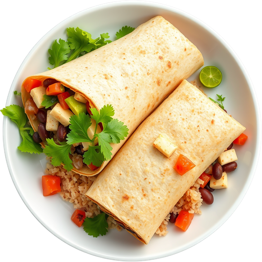 Vegan Burrito dish