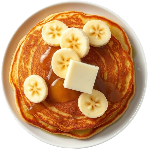 Banana Pancakes dish