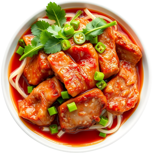Spicy Pork Jowl dish