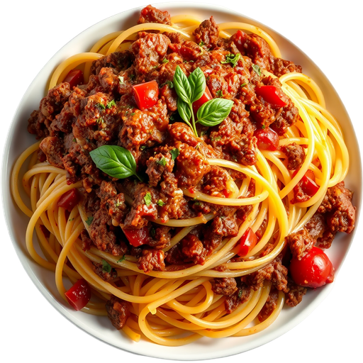 Beef Ragu Spaghetti dish