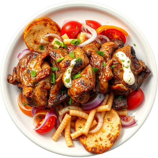 Woodfired Shawarma dish