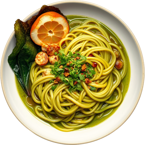 Matcha Soba dish