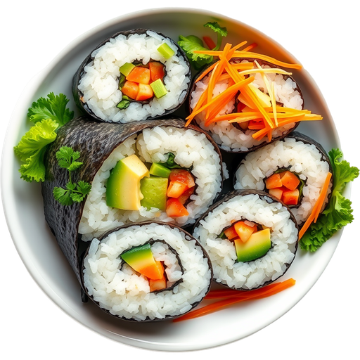 Healthy Full Moon Roll dish