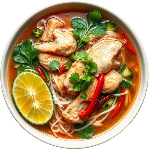 Chicken Pho dish