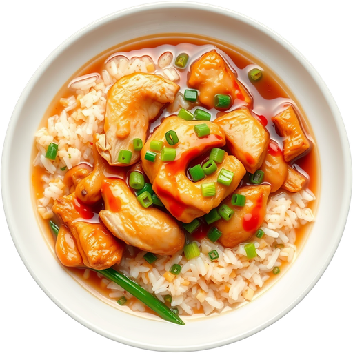 Chicken Porridge Combo dish