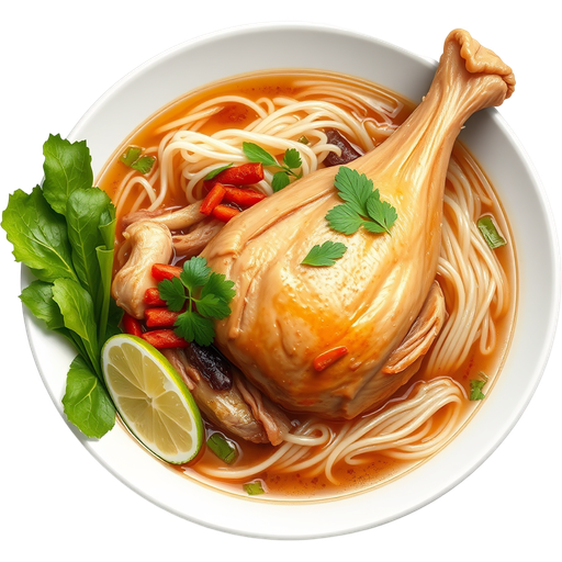Chicken Pho with Drumstick dish