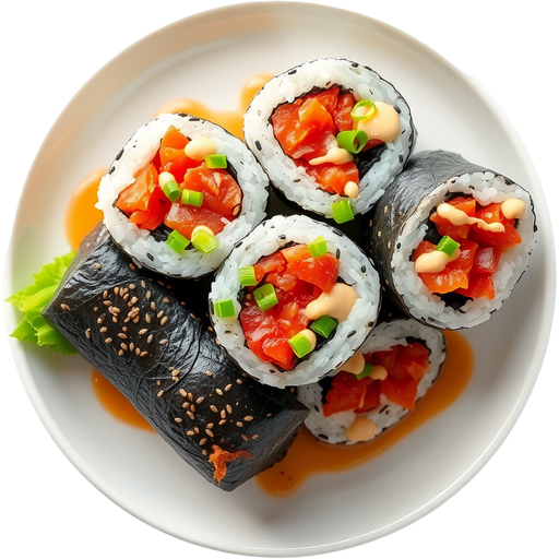 Spicy Tuna Hand Roll dish