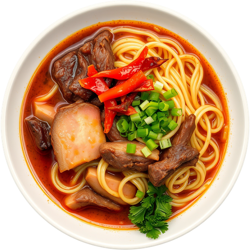 Korean Noodle Soup dish