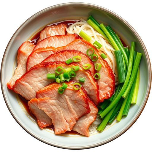 Thin Sliced Pork Belly dish