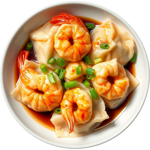 Spicy Shrimp Dumplings dish