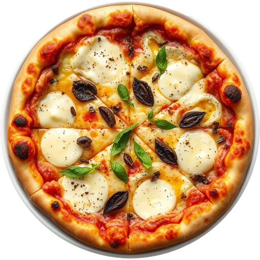 Truffle and Cheese Pizza dish