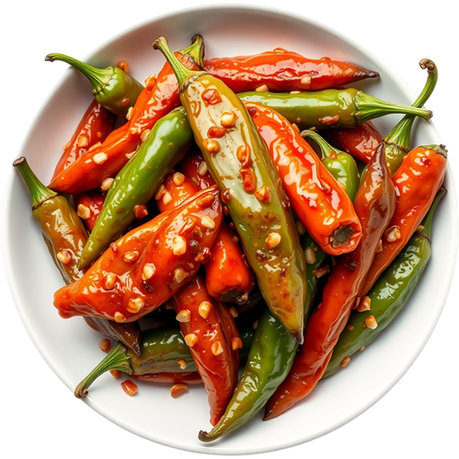 Miso Shishito Peppers dish