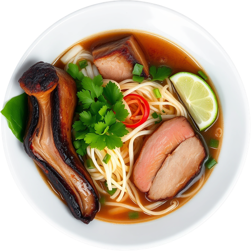 Pho Tai with Rare Beard and Pho with Oxtail dish
