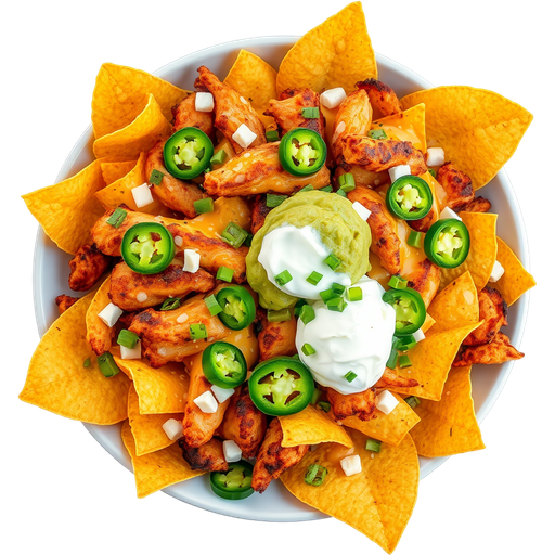 Chicken Nachos dish