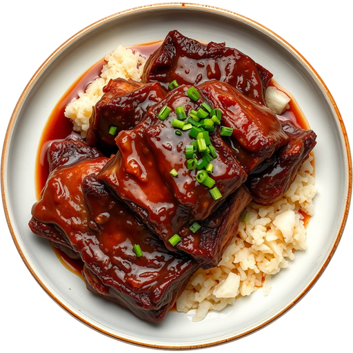 Miso Braised Short Rib dish