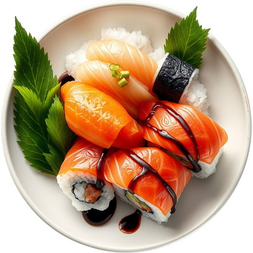 Premium Sushi Nigiri dish