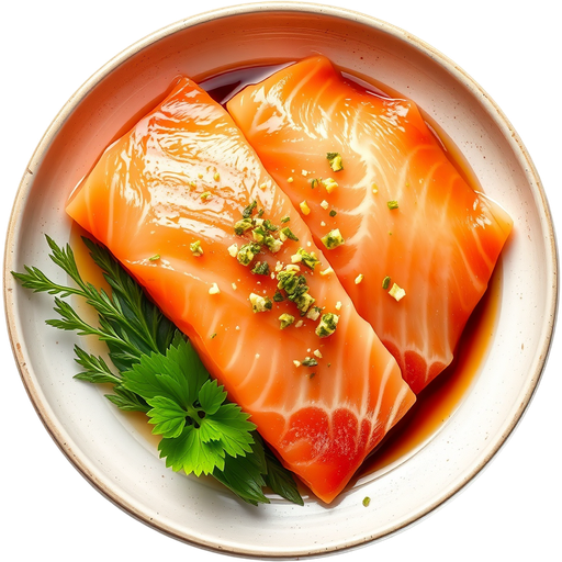 Salmon Sashimi dish