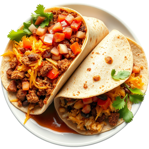 Meat Burrito dish