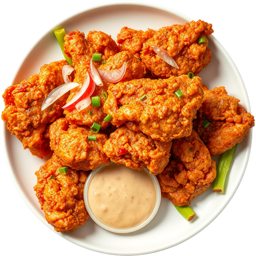 Spicy Crispy Chicken Snack dish