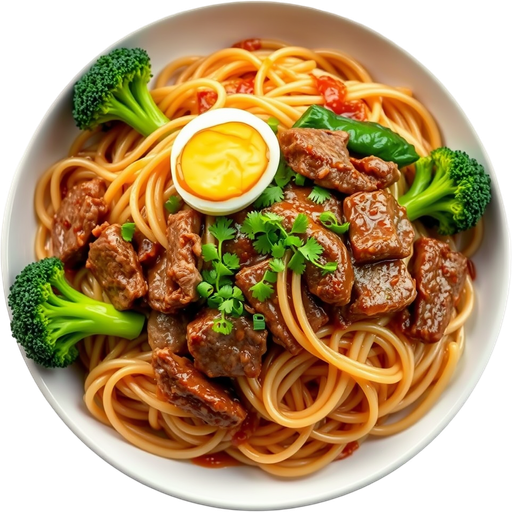 Beef Pad See Ew dish