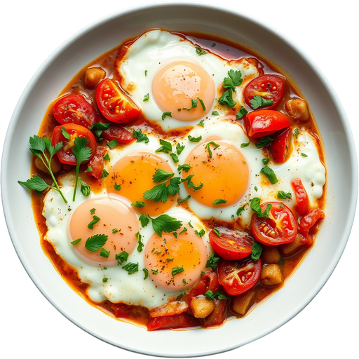 Egg Shakshouka dish