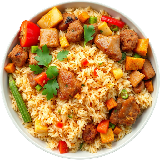 Rice, Meat & Veg Dishes dish
