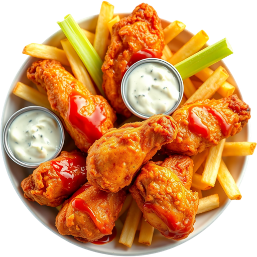 Boneless Wing Combo dish