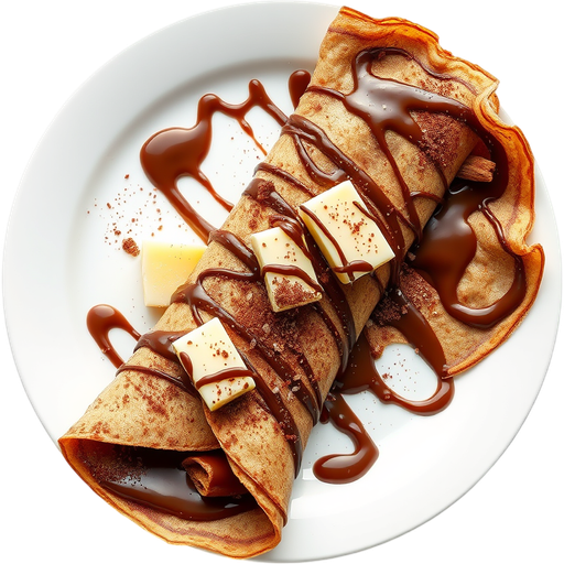 Chocolate Nutella Crepe dish