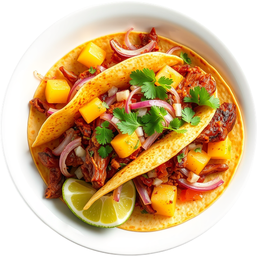 Al Pastor Taco dish