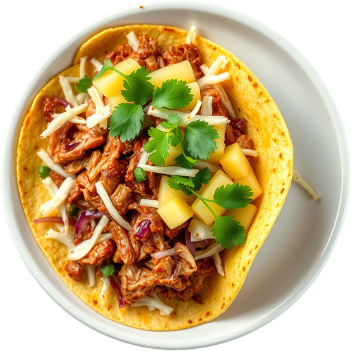 Kalua Pork Taco dish
