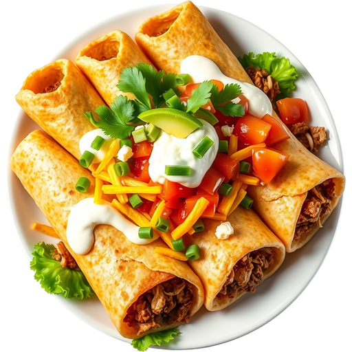 Taquitos Supreme dish